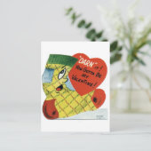 Valentinstag Feiertagspostkarte (Stehend Vorderseite)
