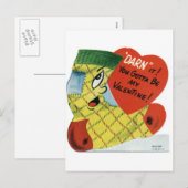 Valentinstag Feiertagspostkarte (Vorne/Hinten)