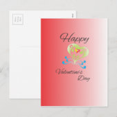Valentinstag Feiertagspostkarte (Vorne/Hinten)