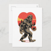 Valentinstag Feiertagspostkarte (Vorne/Hinten)