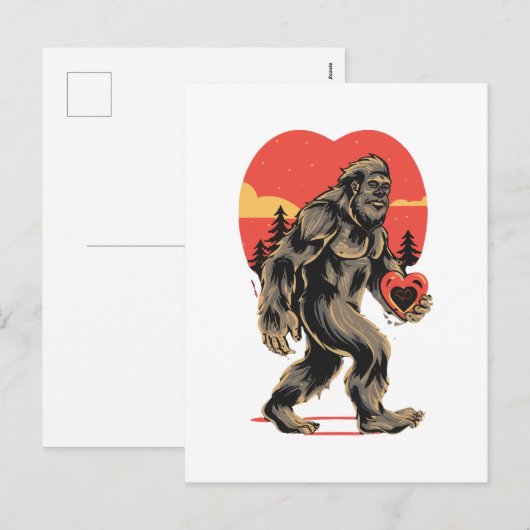 Valentinstag Feiertagspostkarte (Vorne/Hinten)