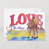 Valentinstag Feiertagspostkarte (Vorne/Hinten)