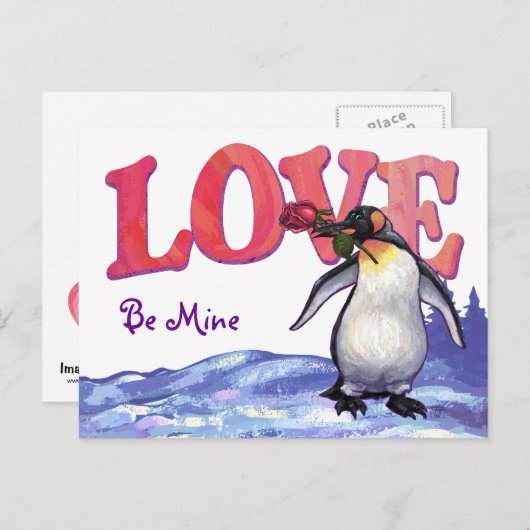 Valentinstag Feiertagspostkarte (Vorne/Hinten)