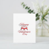 Valentinstag Feiertagspostkarte (Stehend Vorderseite)