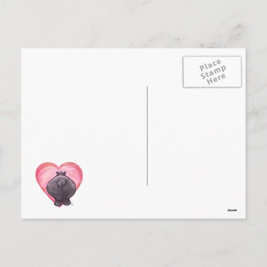 Valentinstag Feiertagspostkarte (Rückseite)