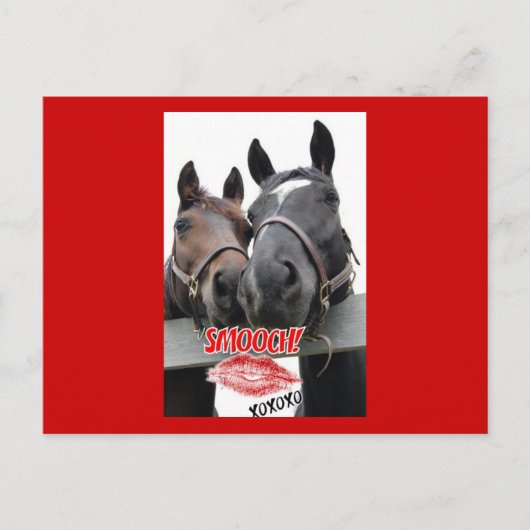 Valentinstag Feiertagspostkarte (Vorderseite)