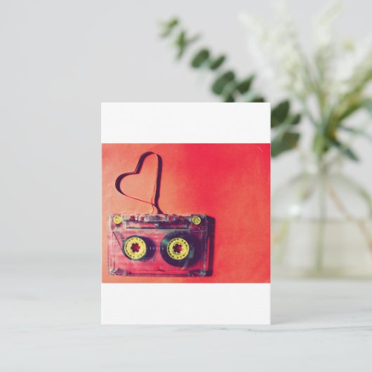 Valentinstag Feiertagspostkarte (Stehend Vorderseite)