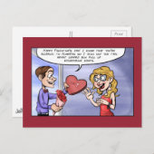 Valentinstag Feiertagspostkarte (Vorne/Hinten)