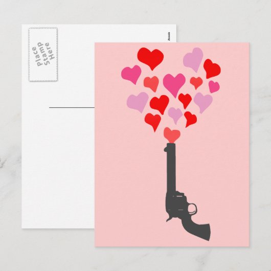 Valentinstag Feiertagspostkarte (Vorne/Hinten)