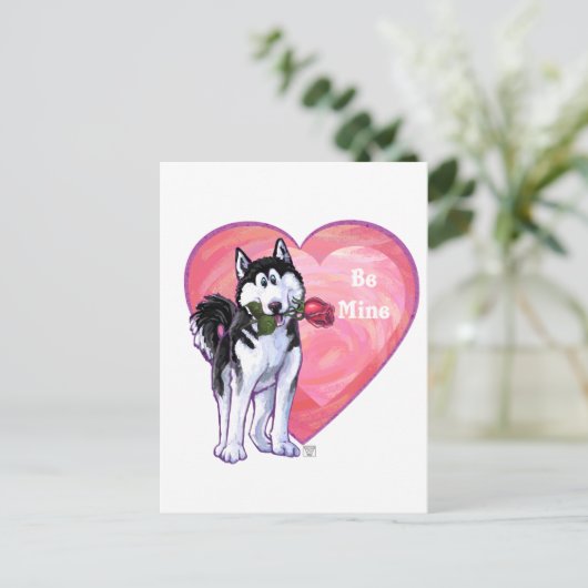 Valentinstag Feiertagspostkarte (Stehend Vorderseite)