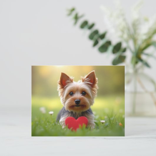 Valentinstag Feiertagspostkarte (Stehend Vorderseite)