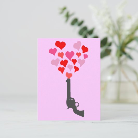 Valentinstag Feiertagspostkarte (Stehend Vorderseite)