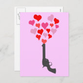 Valentinstag Feiertagspostkarte (Vorne/Hinten)