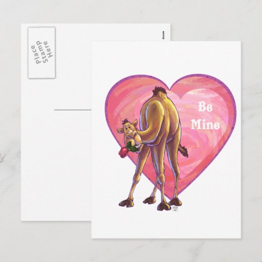 Valentinstag Feiertagspostkarte (Vorne/Hinten)