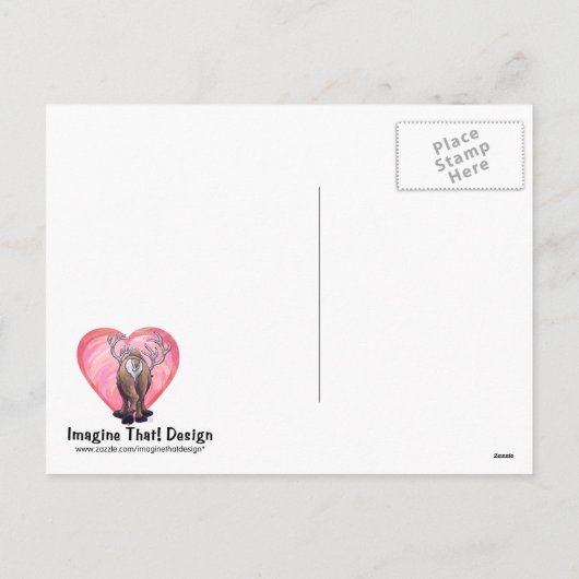 Valentinstag Feiertagspostkarte (Rückseite)