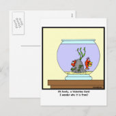 Valentinstag Feiertagspostkarte (Vorne/Hinten)