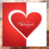 Valentinstag-Fensterklammer Fensteraufkleber (Blatt 2)