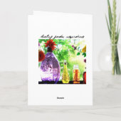 Valentinstag-Feuerwerke Feiertagskarte (Rückseite)