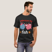 Valentinstag-Fisch T-Shirt (Vorne ganz)