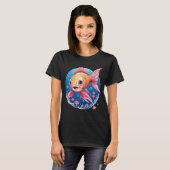 Valentinstag-Fisch T-Shirt (Vorne ganz)