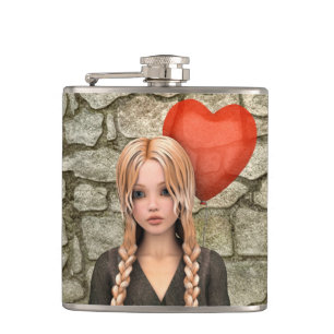 Valentinstag Flachmann