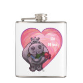 Valentinstag Flachmann (Vorderseite)