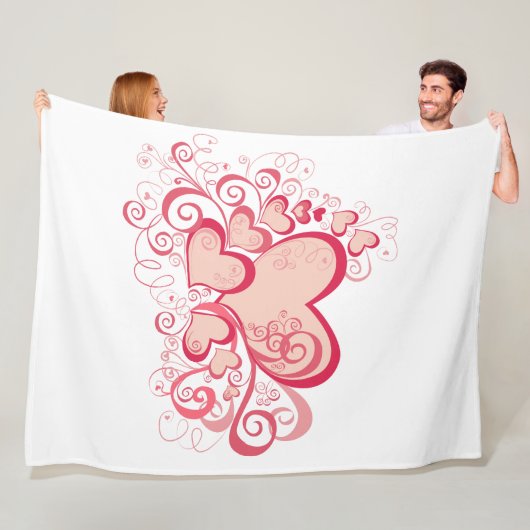 Valentinstag Fleece Blanket (Beispiel)