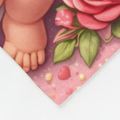 Valentinstag Fleece-Decke Fleecedecke (Ecke)