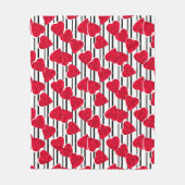 Valentinstag Fleecedecke (Vorderseite)