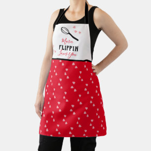 Valentinstag Flippin Liebt Dich Herzen Backen Schürze