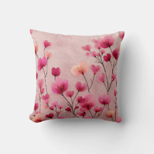 Valentinstag Floral Romantisch Stylisch Rosa Kissen