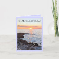 Valentinstag Foto des Sonnenuntergangs am Meer