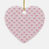 Valentinstag Foto Familie Keramik Ornament (Hinten)