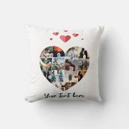 Valentinstag Foto Herzgeschenk Kissen