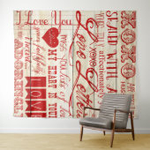 Valentinstag Foto Hintergrundband Wandteppich (Beispiel (Horizontal))