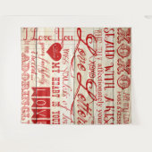 Valentinstag Foto Hintergrundband Wandteppich (Vorderseite (Horizontal))