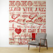 Valentinstag Foto Hintergrundband Wandteppich (Beispiel)