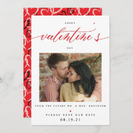 Valentinstag Foto Hochzeit retten Datum Save The Date