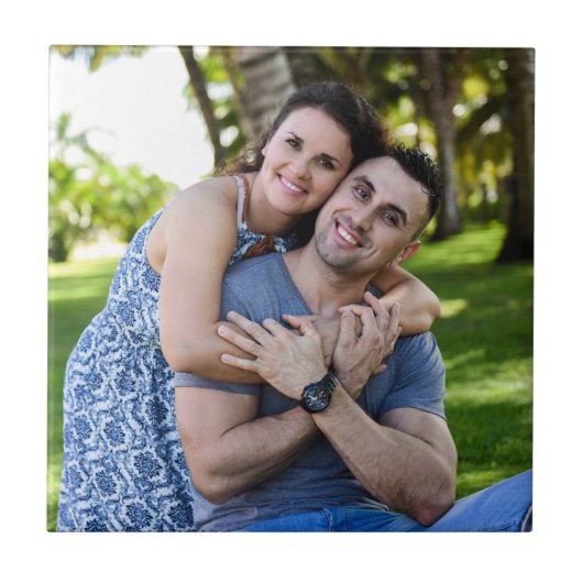 VALENTINSTAG-FOTO-KACHELGESCHENK FLIESE (Vorderseite)
