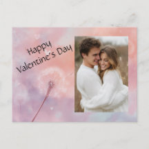 Valentinstag-Foto-Karte für Paare
