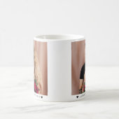 Valentinstag-Foto-Paar Romantisch Individuell Kaffeetasse (Mittel)