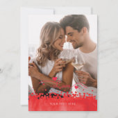 Valentinstag Foto Personalisiert Feiertagskarte (Vorderseite)