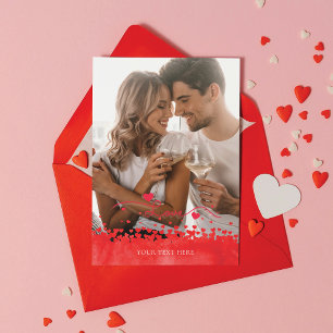 Valentinstag Foto Personalisiert Feiertagskarte