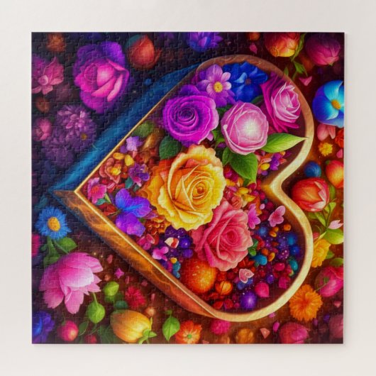 Valentinstag-Foto Puzzle (Horizontal)