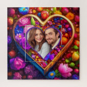 Valentinstag-Foto Puzzle (Vertikal)