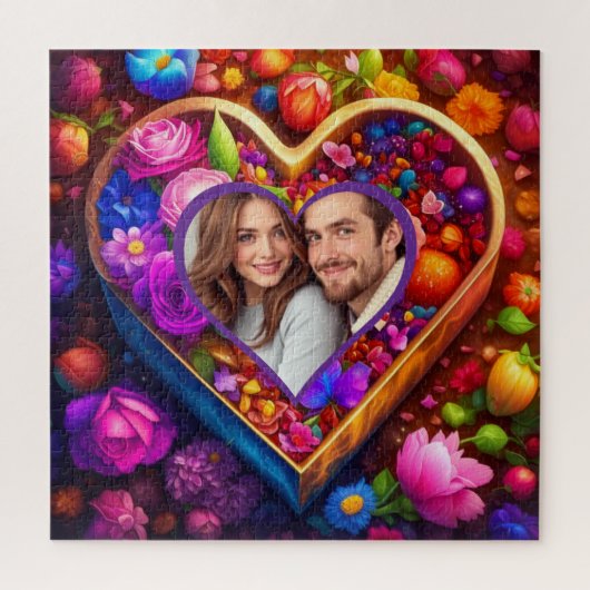 Valentinstag-Foto Puzzle (Vertikal)