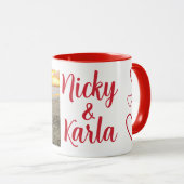Valentinstag-Foto Tasse (VorderseiteRechts)