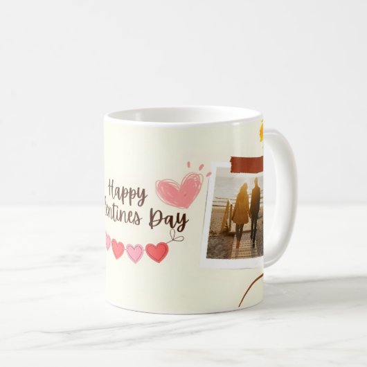Valentinstag Foto Tasse Geschenk (VorderseiteRechts)