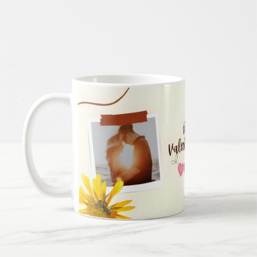 Valentinstag Foto Tasse Geschenk (Links)