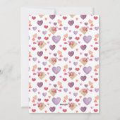 Valentinstag Foto-Urlaubskarte Feiertagskarte (Rückseite)